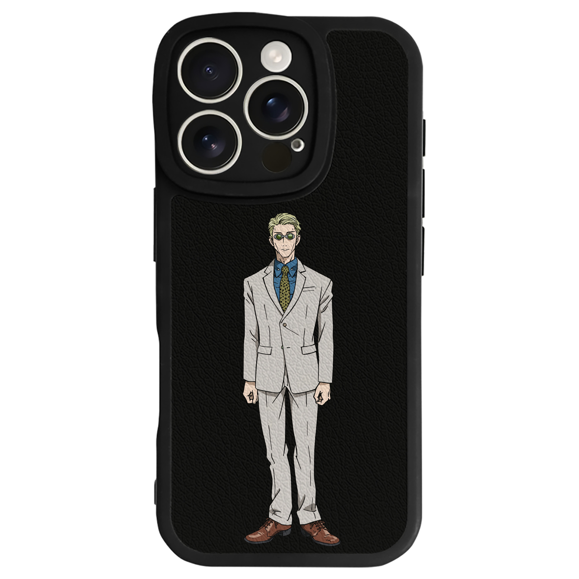 （画像用） 呪術廻戦 Jujutsu Kaisen 【iPhone 16シリーズ対応】シリコンスマホケース（レザー調） 材質：シリコン